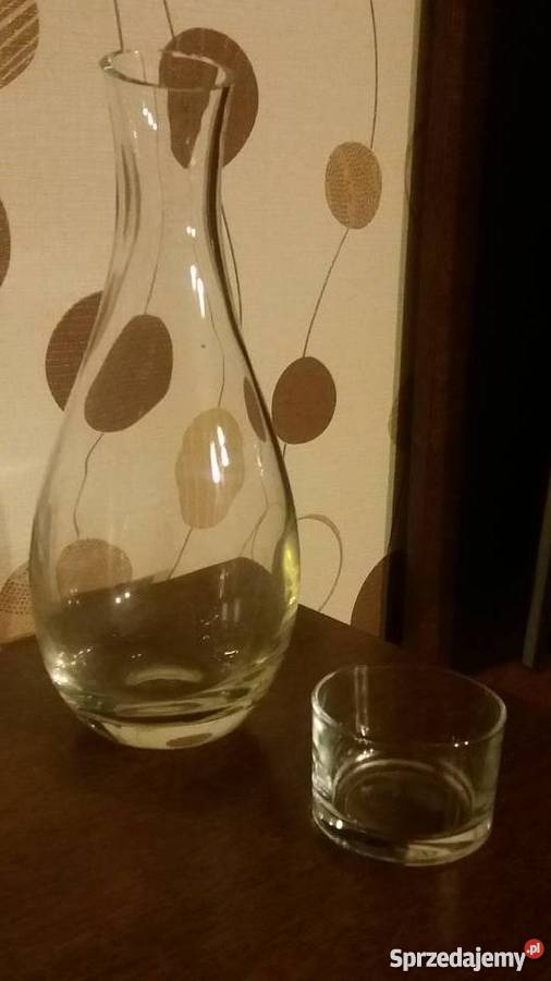 wazon szklany wysoki przeźroczysty 34 Świnoujście