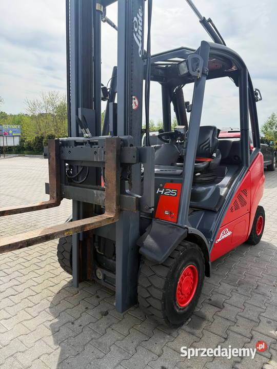 wózek widłowy LINDE H25T LPG 2500 41m przesuw Działoszyn
