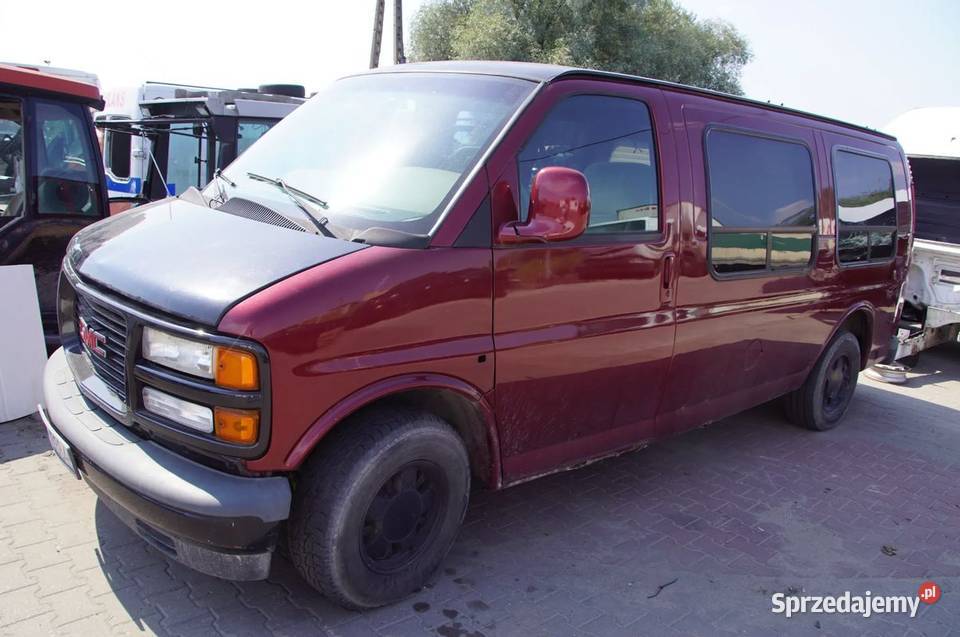 POJAZD NA CZĘŚCI GMC SAVANA 57 VORTEC SALONKA Lipno