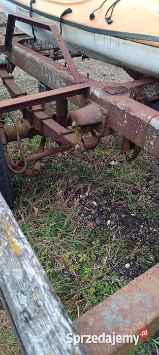 Przyczepa do bali bel balotów siana słomy nieuszkodzony łódzkie Pajęczno sprzedam