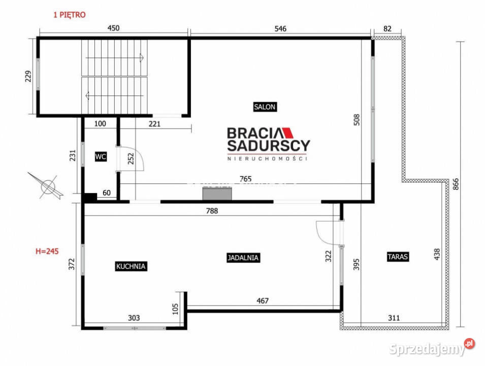 Dom bliźniak Kraków Kamedulska 26082m2