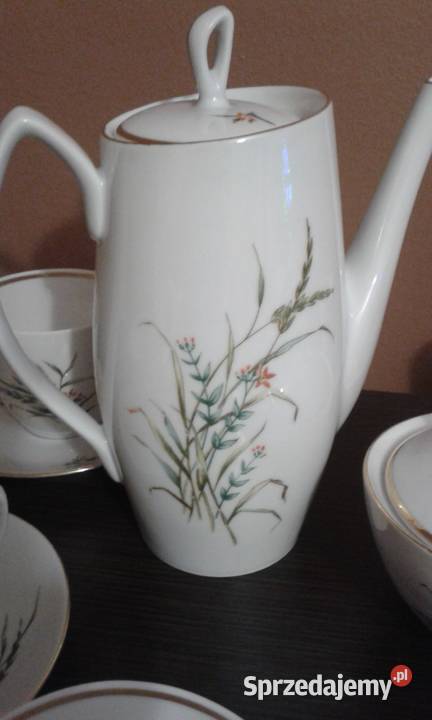 Serwis do kawy porcelana wielkopolskie Pleszew