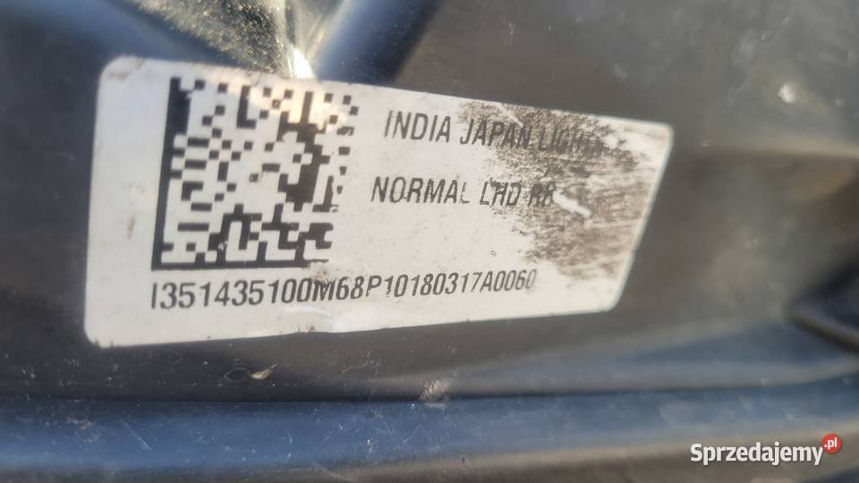 SUZUKI BALENO 2 II PRAWY REFLEKTOR LAMPA PRAWA osobowe Ruda Śląska