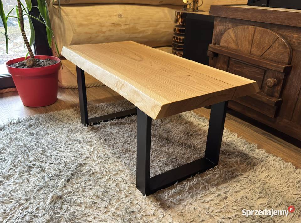 STOLIK KAWOWY DĘBOWY MONOLIT mazowieckie Żabia Wola