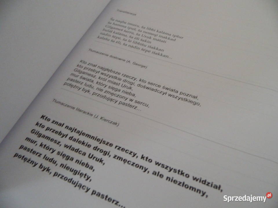 Książka Epos o Gilgameszu Skóra Nakład 10 sztuk Antyki, Sztuka, Kolekcje