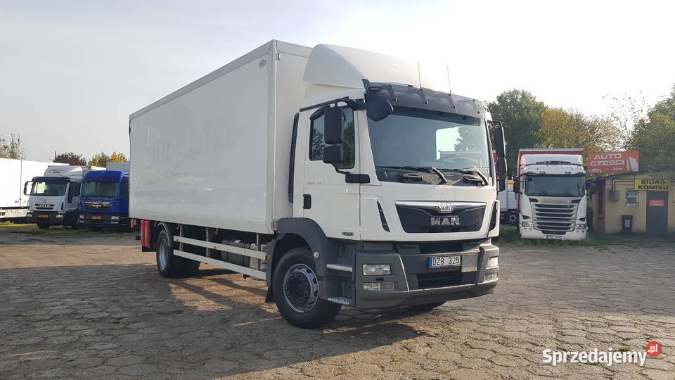 MAN TGM 18290 4x2 EU6 KONTENER IZOTERMA centralny zamek Częstochowa sprzedam