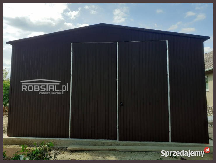GARAŻ BLASZANY 6x8m pomorskie Gdańsk