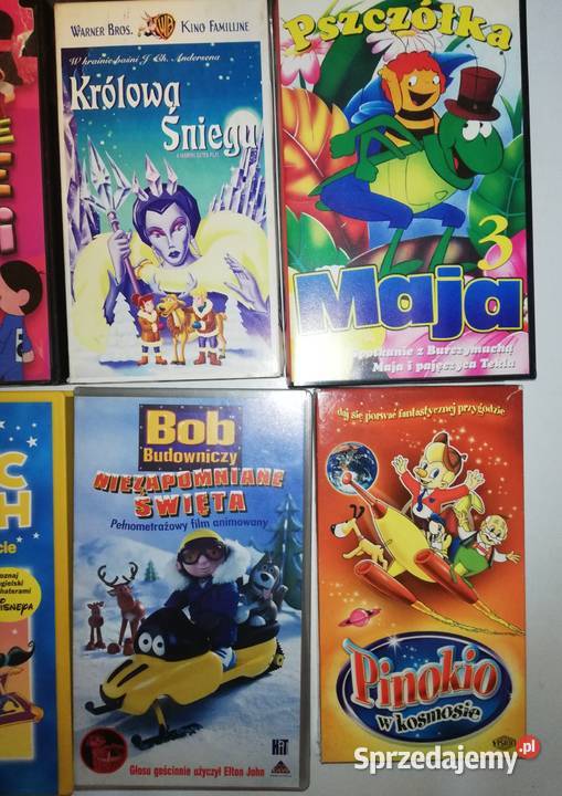 Kasety VHS 12 sztuk Tanio Warszawa