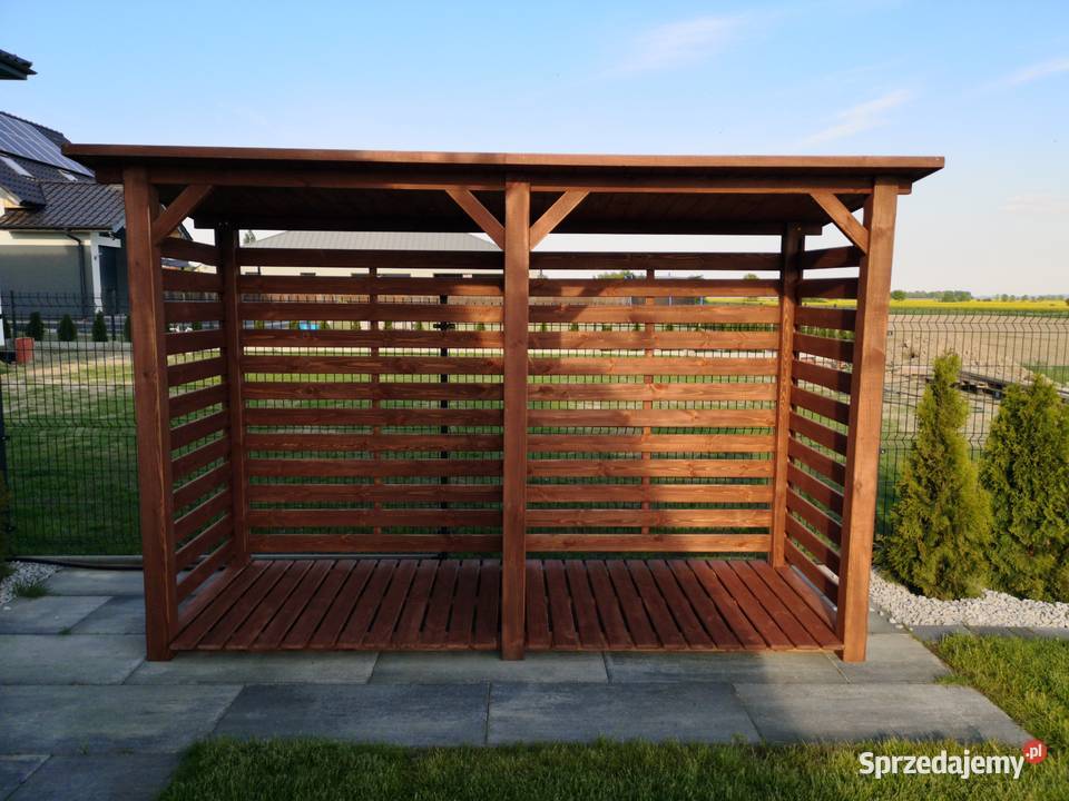 Drewutnia poszerzana 314 x 11m z dachem prostym Kalety