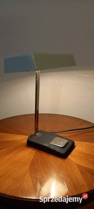 Oryginalna lampa biurkowa proj Egon Hillebrand Antyki Skierniewice sprzedam