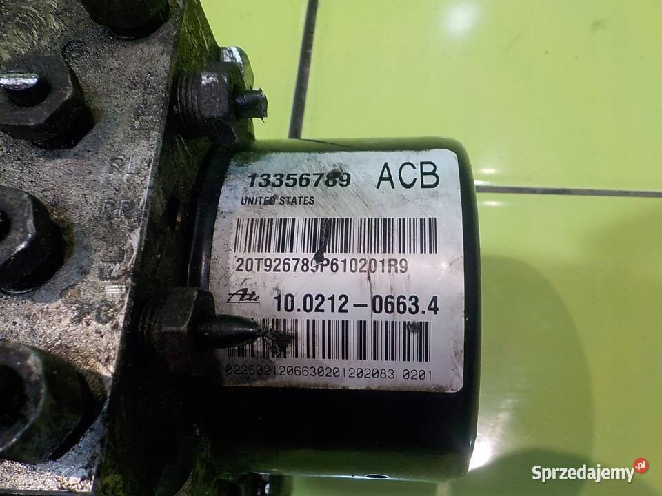 OPEL ASTRA IV J 16 B 11r 5D pompa ABS 13356789 mazowieckie Suków