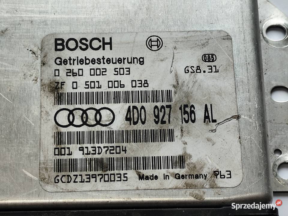 Audi A8 D2 42 Sterownik Komputer Moduł Skrzyni osobowe