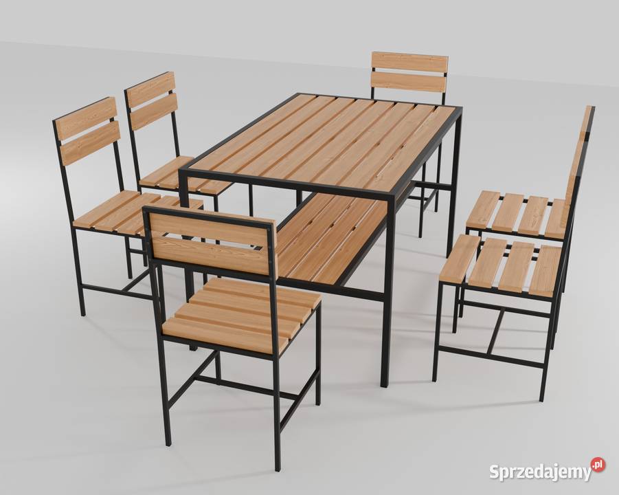 Meble ogrodowe stalowe Łowicz