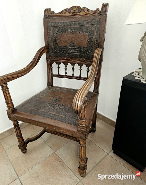 Francuski fotel do biurka fotelik kurdyban 2 dolnośląskie Wałbrzych