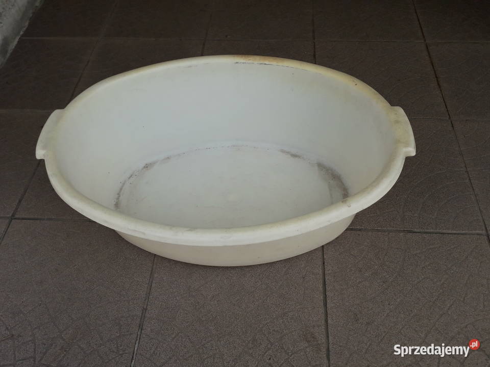 Wanienka plastikowa biała owalna 60x40 20