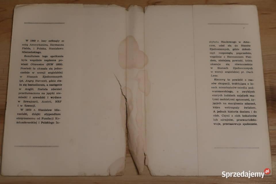 Stanisław Mierzeński i Hermann Field KACZORY miękka Siedlce