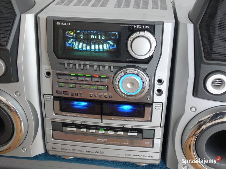Potężna wieża Aiwa RDS AUX CD DOSTAWA