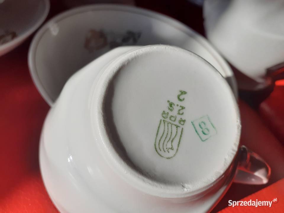 Serwis duże filiżanki dwa dzbanki Warszawa