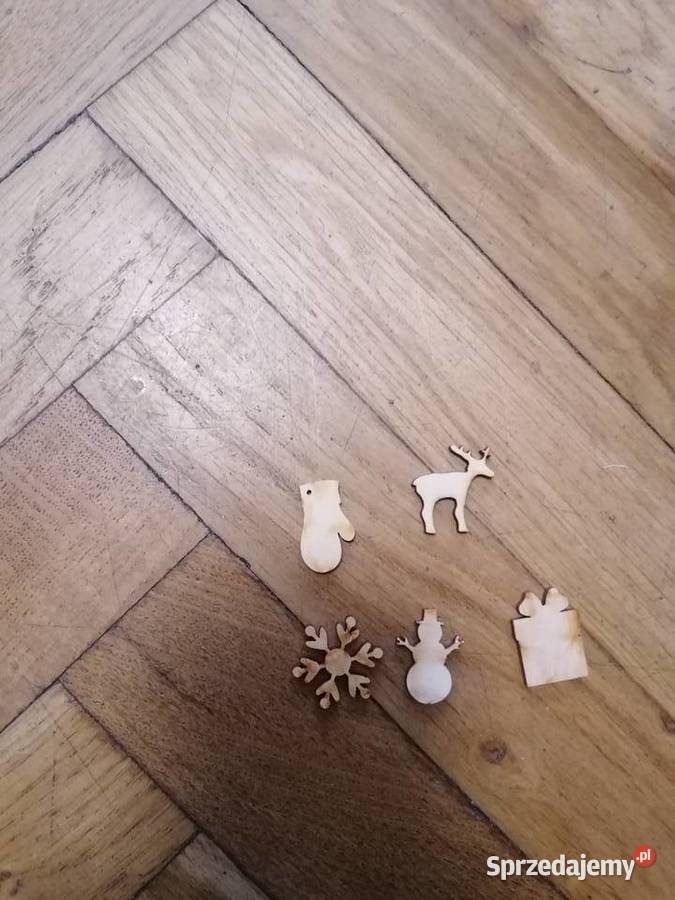 Mini figurki drewniane Wyposażenie wnętrz sprzedam