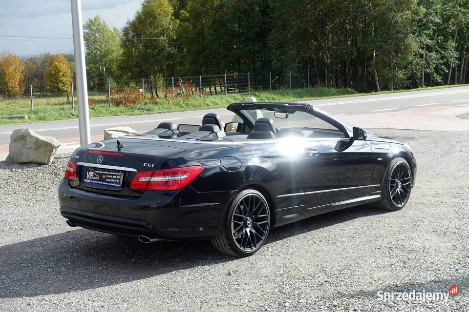 MERCEDES E350CGI 292 KABRIO AVANTGARDE FULL śląskie