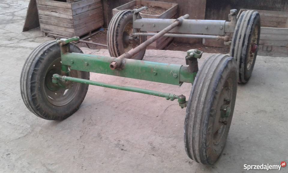 Oś przednia kompletna z kołami i wpronikiem c360 Części zamienne Sietejów