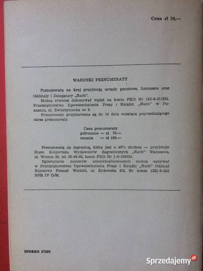 3022 Przegląd Zachodni 3 Antykwariat sprzedam