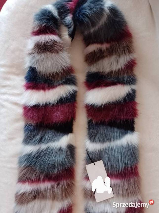 Ekskluzywny Futrzany kołnierz z Londynu futrzana