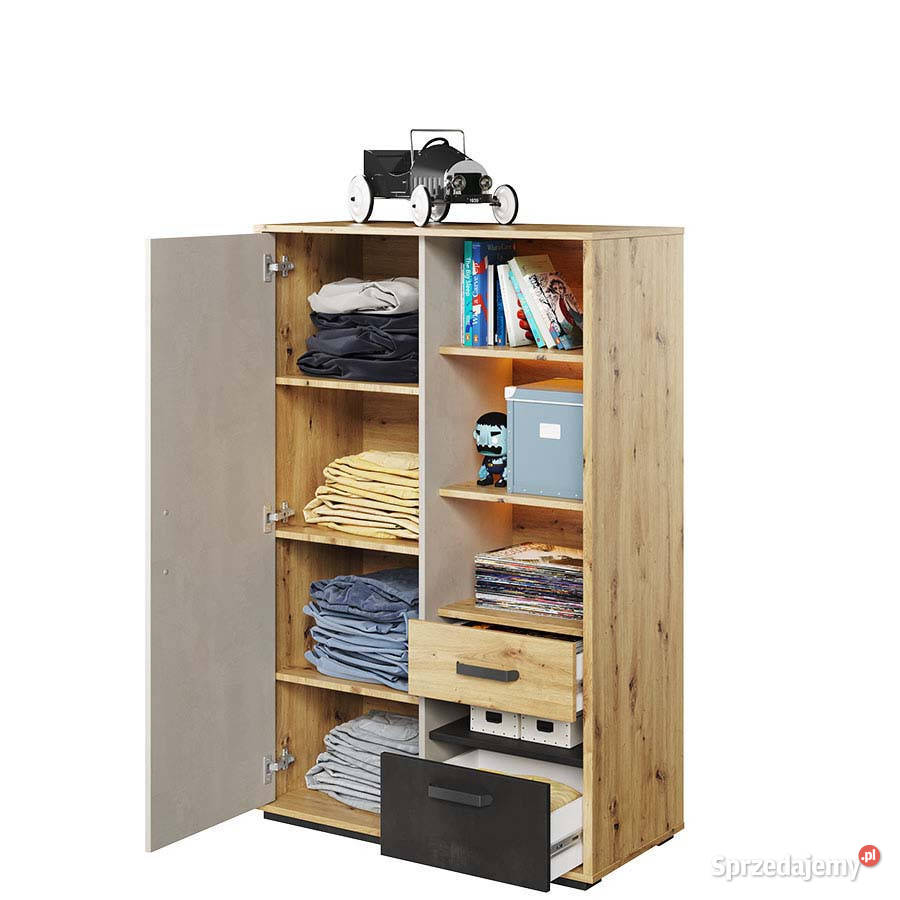 QUBIC QB05 Szafka 1 drzwiowa z 2 szufladami z 138cm Katowice