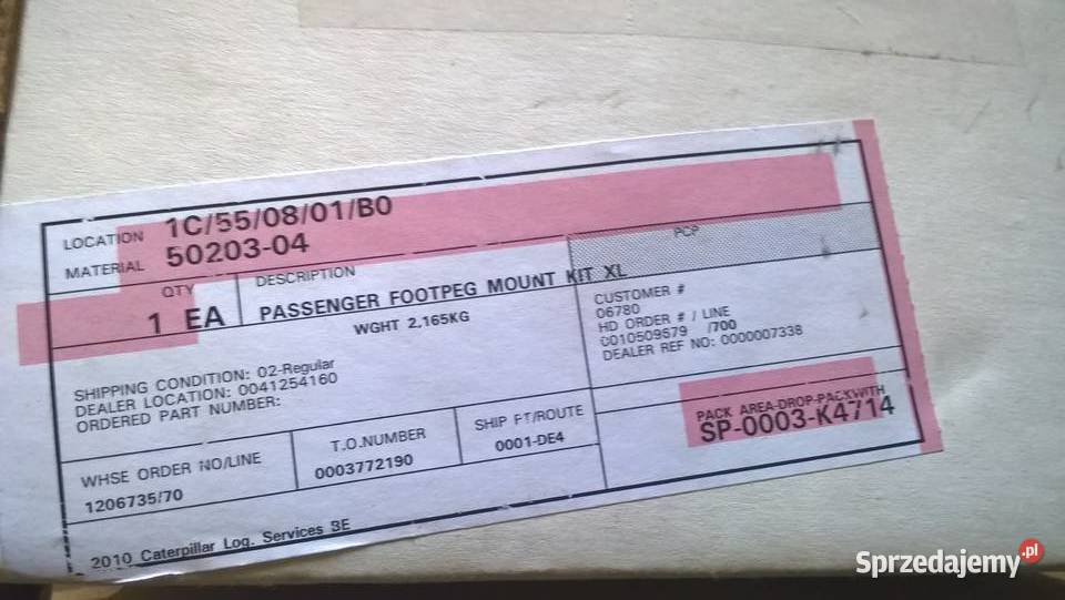 Dźwignia hamulca set lewy prawy cięgno Harley sprzedam