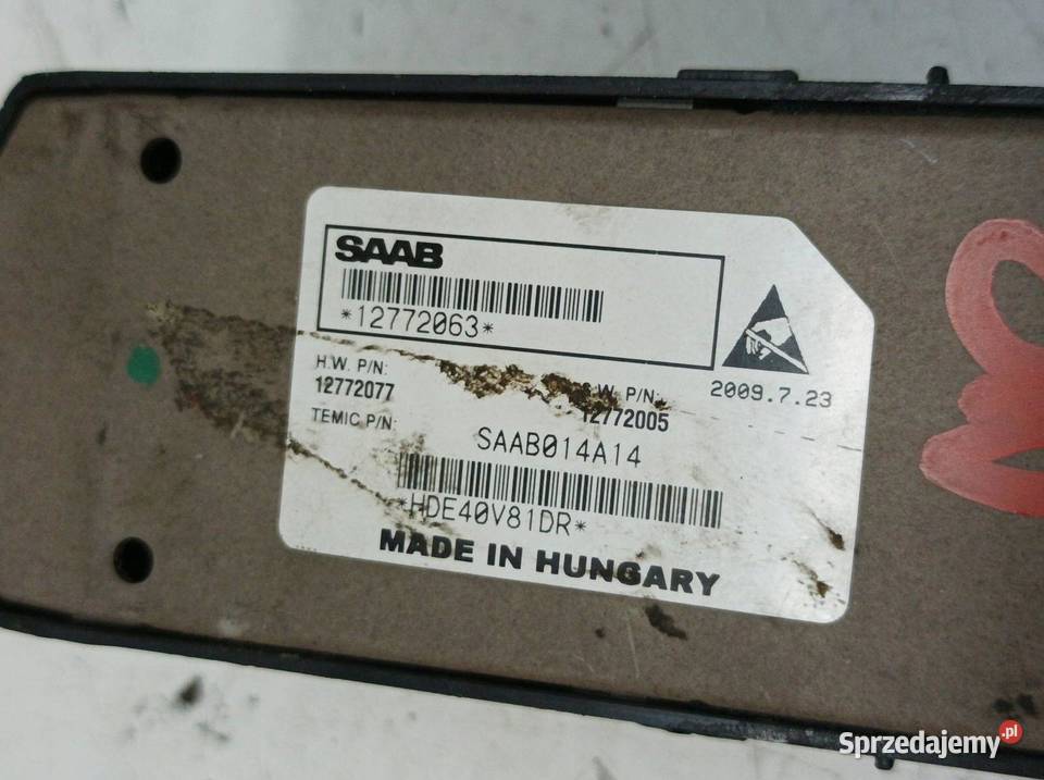 PRZEŁĄCZNIK SZYB PRZÓD LEWY PRAWY KPL 1277263 sprzedam