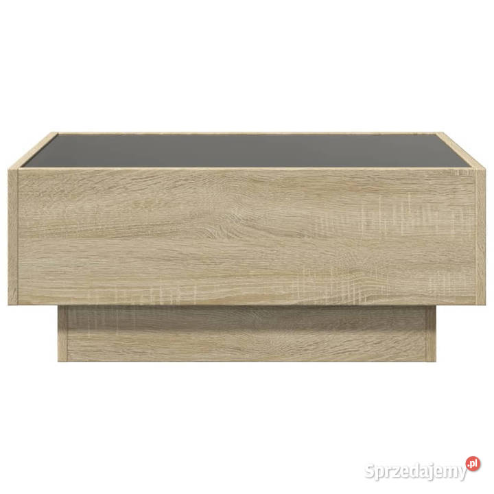 Stolik kawowy z LED dąb sonoma 70x50x30 WM847513 Warszawa