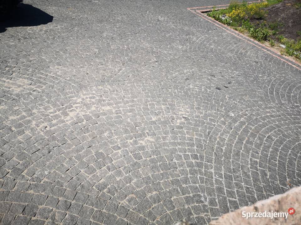 Czarna kostka granitowa 10x10x5 do ułożenia z 1 podkarpackie Stalowa Wola sprzedam