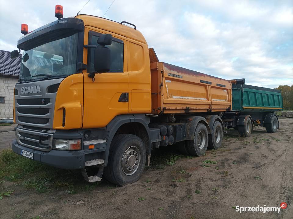 Scania G480 2010 6x4 Bordmatic przyczepa mazowieckie Ostrołęka