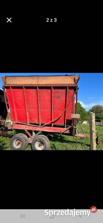 Przyczepa przeladowcza wysokiego zaladunku 2x Wąbrzeźno