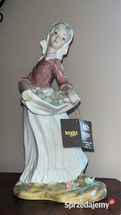 Figurki dziewczyny z różami Lladro Z manufaktury Gdańsk