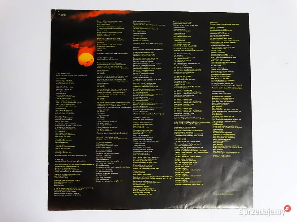 Bonnie Tyler Natural Force 1978 LP winyl RCA lubelskie Biłgoraj