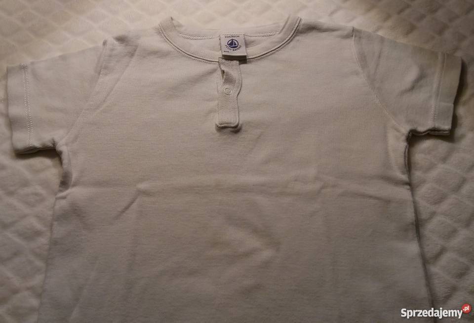 Bluzka chłopięca krótki rękaw Petit Bateau 24m Rogoźnik