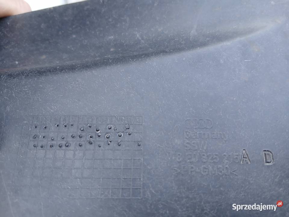 Audi A4 B6 B7 osłona podwozia lewy tył Szczerbice