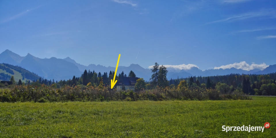 Działka budowlana Jurgów 670m2 małopolskie