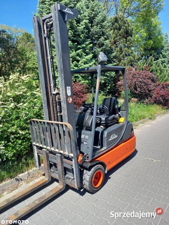 Wózek widłowy Linde E16 E18 2003 r Triplex 65m Biała Rawska sprzedam
