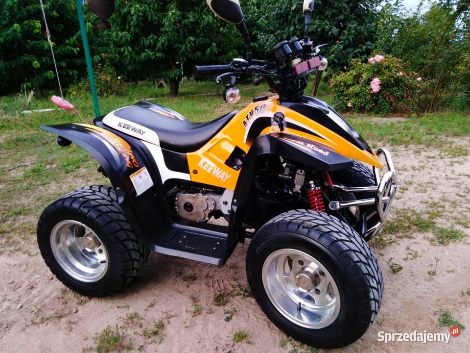 Quad 50CC w dużej ramiekoła 10 alufelgiwsteczny nieuszkodzony