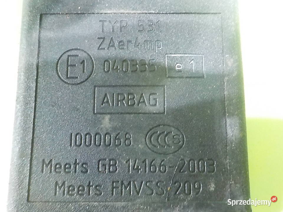 A3 8P II LIFT SLINE 09r pas bezpieczenstwa prawy Suków