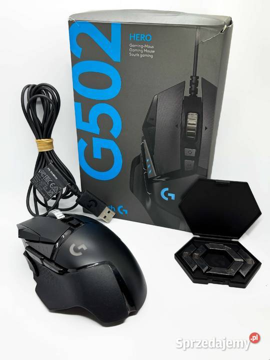 Myszka przewodowa Logitech G502 HERO sensor Akcesoria (Laptop/PC) Elbląg
