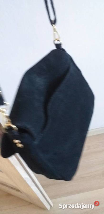 Torebka naturalny zamsz