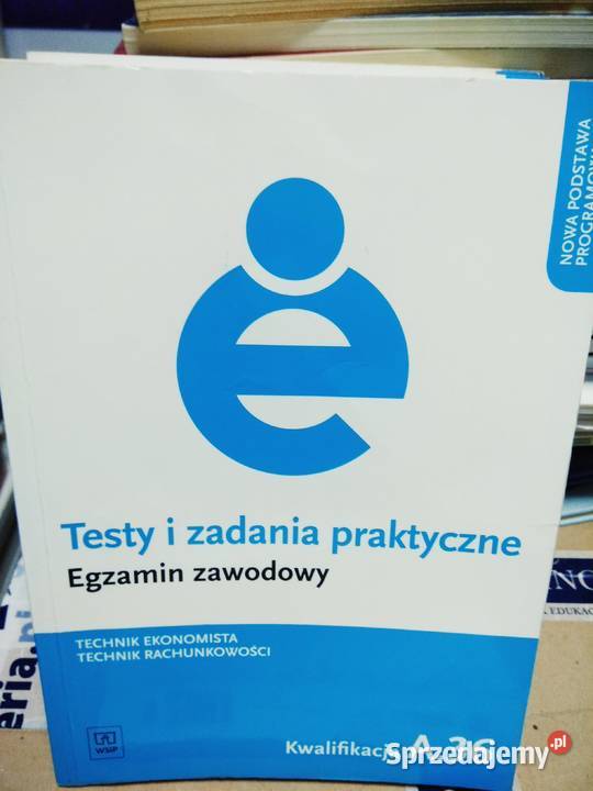 Testy i zadania praktyczne 36 egzamin zawodowy Antykwariat sprzedam