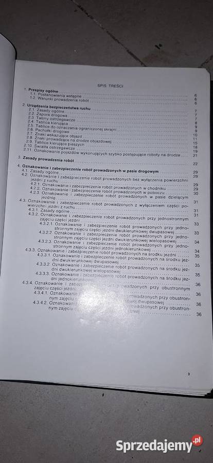 Kultowa Instrukcja Oznakowania Robót Drogowych Antykwariat wielkopolskie Łęczyca sprzedam