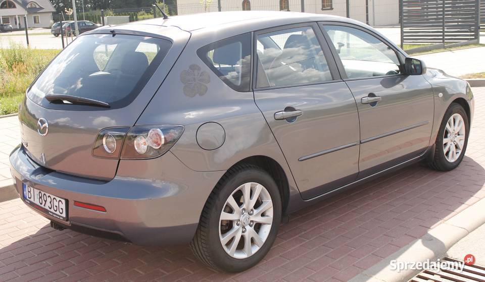 Mazda 3 16 2008 benzyna światła przeciwmgielne Białystok sprzedam