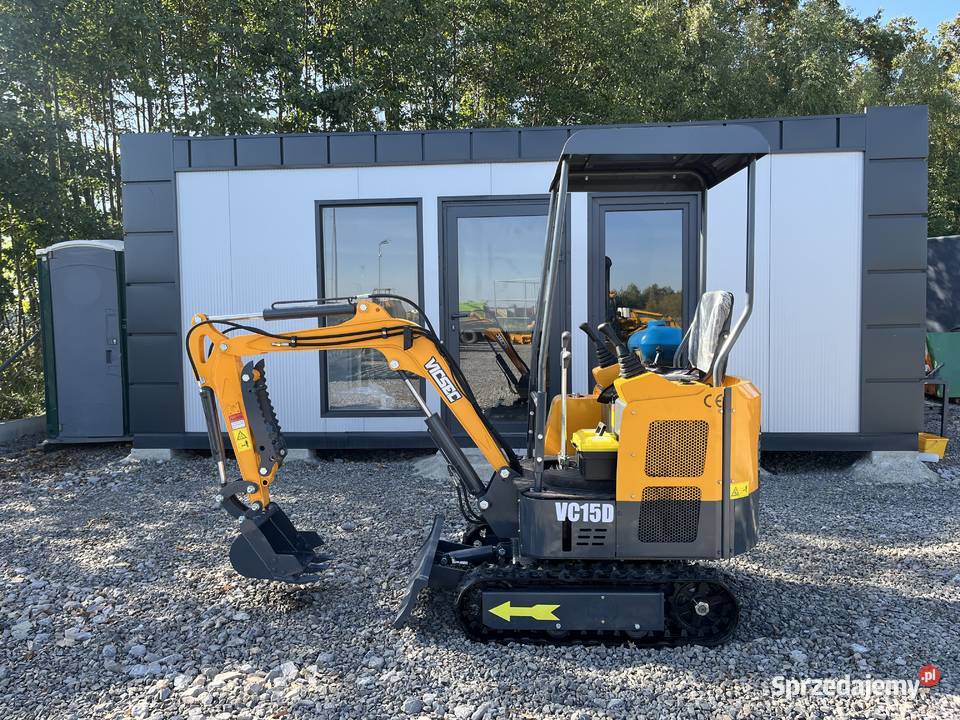 Nowa Mini Koparka 1,5T 1500kg Joistiki minikoparka