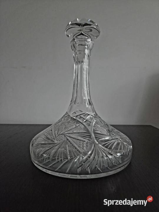 Karafka kryształ vintage PRL Porcelana i szkło Poznań