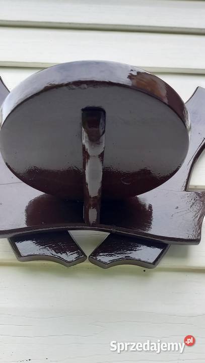 Kwietnik drewniany dwuramienny wieszak ścienny Kwietniki mazowieckie Małkinia Górna